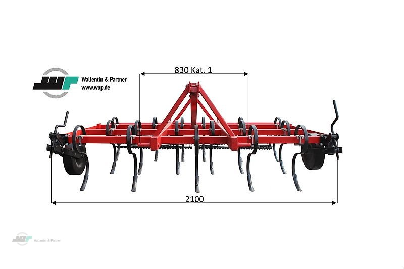 Grubber типа Wallentin & Partner Feingrubber 2,10m | Grubber mit Krümelwalze Kleintraktor ab 40 PS, Neumaschine в Wesenberg (Фотография 2)